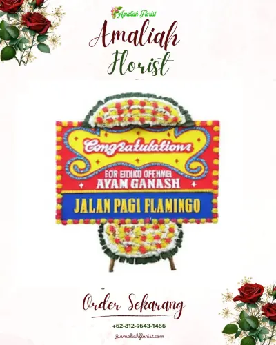 Bunga Papan Congratulation di Kalipelus